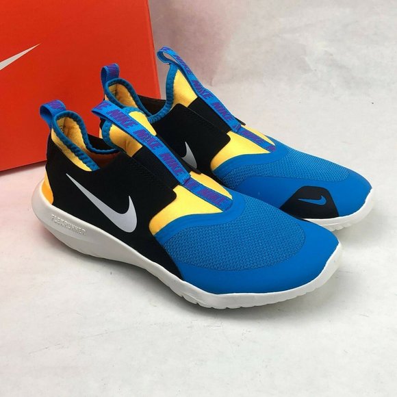 Nike Shoes - Nike Flex Runner Sneakers AT4662-401 Blue/Yellow